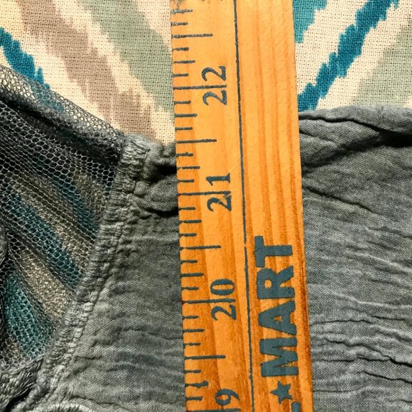 Simply Couture Sheer Long Sleeve Crochet Mesh Top/Cover Up, Women's Size XL - Picture 7 of 8